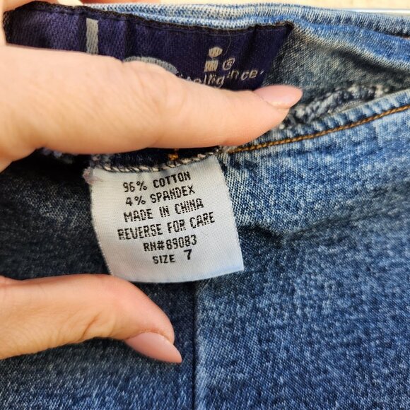 Vintage Y2K LEI Low RIse Lace Up Flare Jeans - Picture 9 of 9